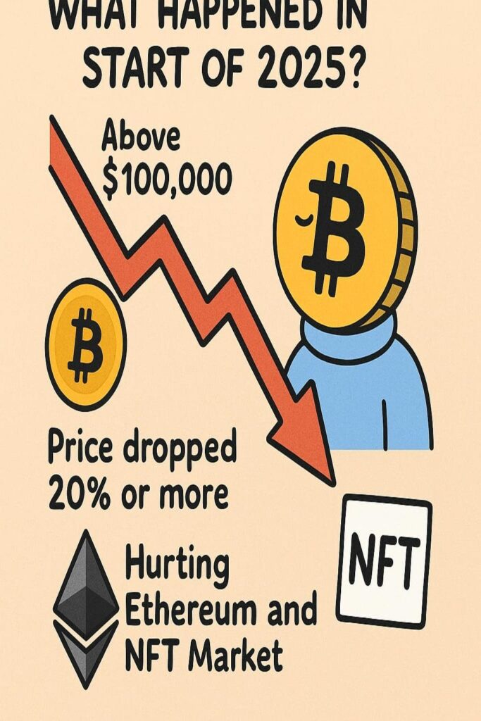 Bitcoin Price Going Down in 2025 – NFT Market in Trouble Too