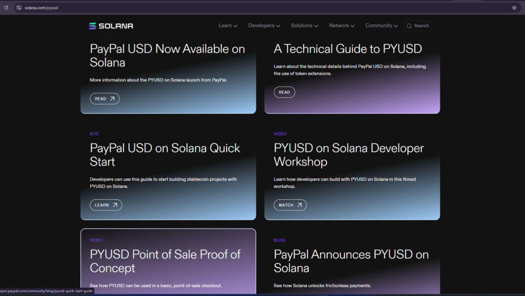 PayPal USD Now Available on Solana